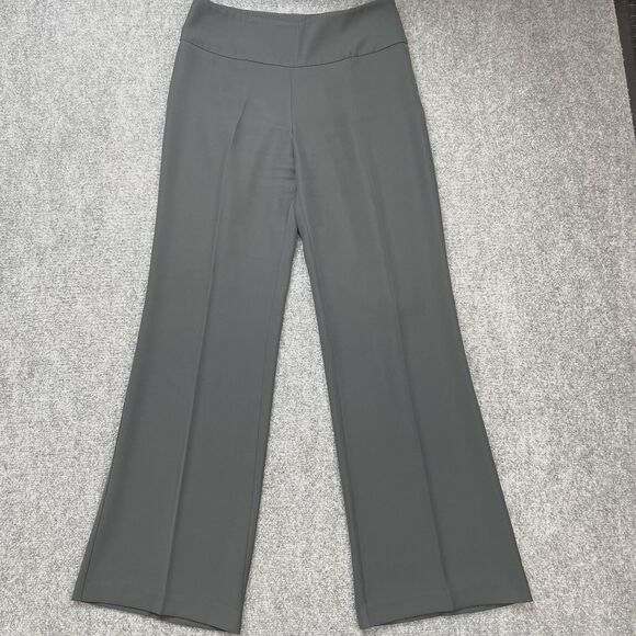 Joseph Ribkoff Pants - Joseph Ribkoff Pants Womens Size 10 High Rise Flare Leg Side Zip Dark Gray